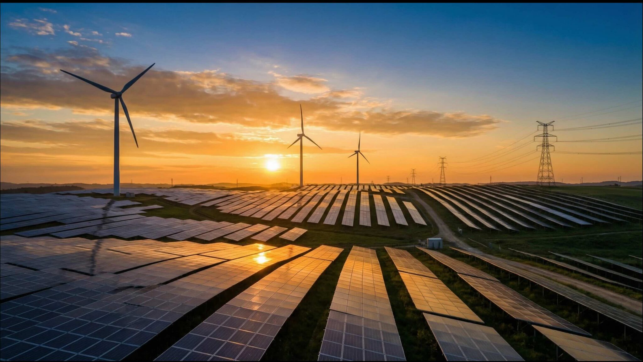 AI in energy managing renewable power with solar and wind farms for smart grid optimization and energy efficiency