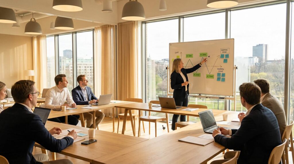 Mapping the Jagged Frontier in AI Organization Strategy.